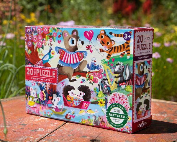 Valentine Love 20 Piece Puzzle - Where The Sidewalk Ends Toy Shop