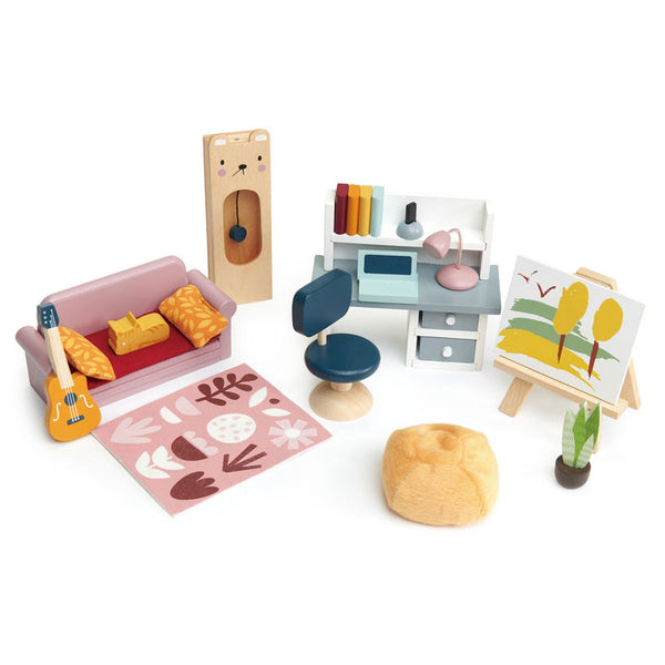 Dolls House Study Furniture - Where The Sidewalk Ends Toy Shop