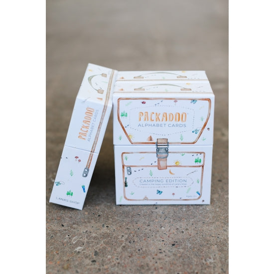 Camping Themed ABC Flashcards for Kids- Packadoo - Where The Sidewalk Ends Toy Shop
