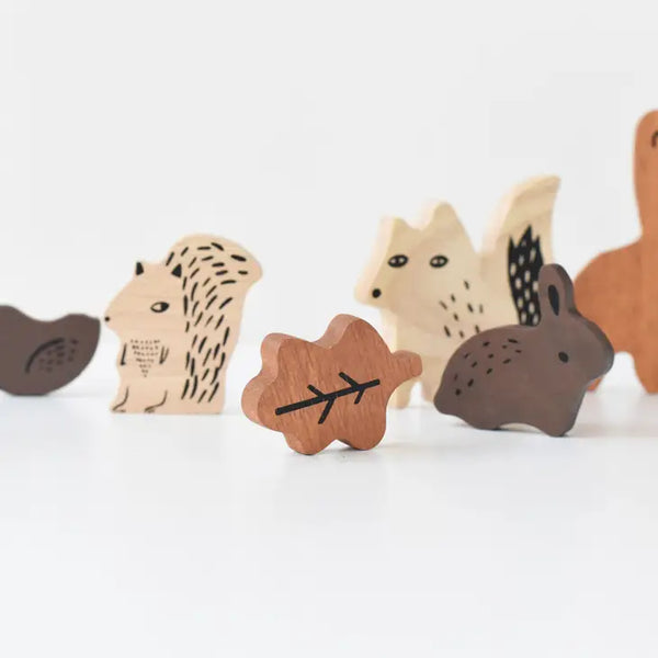 Wooden Tray Puzzle - Woodland Animals - Where The Sidewalk Ends Toy Shop