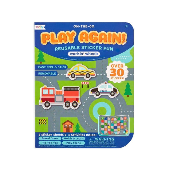 Play Again! Mini On-The-Go Activity Kit - Working Wheels - Where The Sidewalk Ends Toy Shop