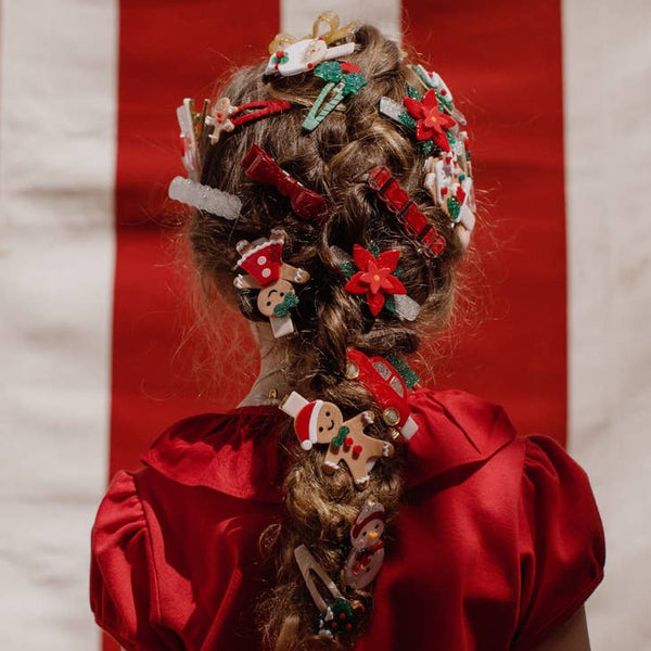 Christmas Tree + Gingerbread House Alligator Clip - Where The Sidewalk Ends Toy Shop