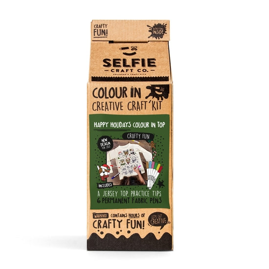 Happy Holiday Kids Colour In Top - Where The Sidewalk Ends Toy Shop