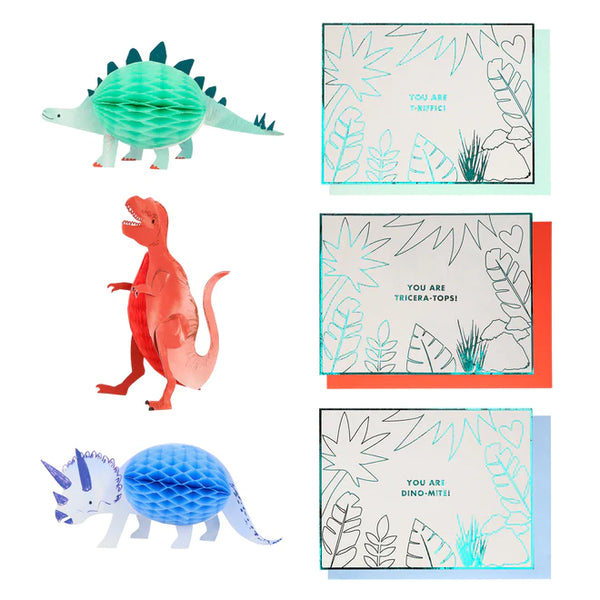 Dinosaur Valentine Cards - Where The Sidewalk Ends Toy Shop