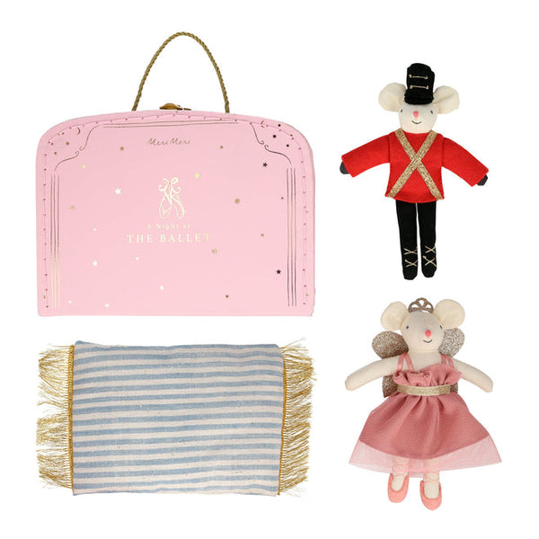 Theatre Suitcase & Ballet Dancer Dolls - Where The Sidewalk Ends Toy Shop