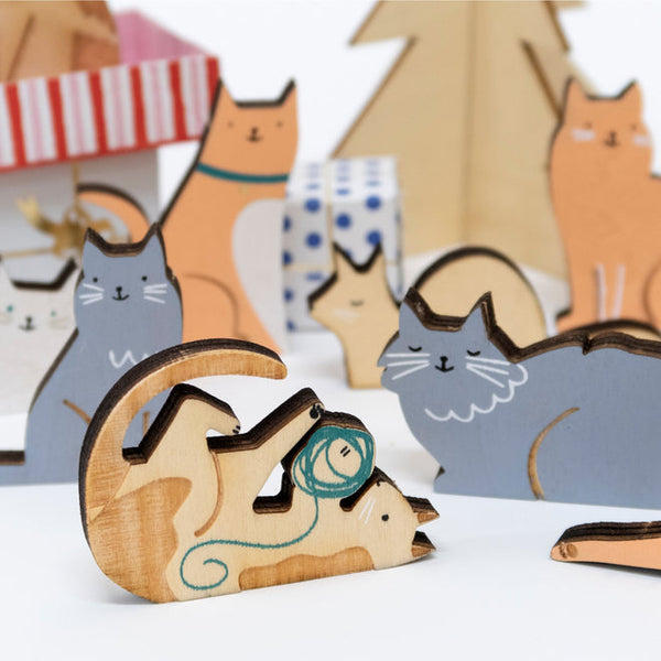 Cat Advent Calendar Suitcase - Where The Sidewalk Ends Toy Shop