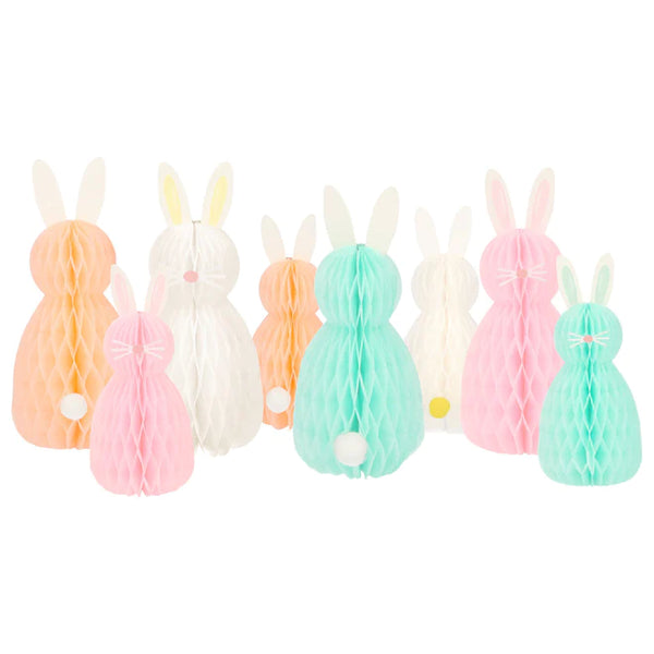Honeycomb Spring Bunnies - Where The Sidewalk Ends Toy Shop
