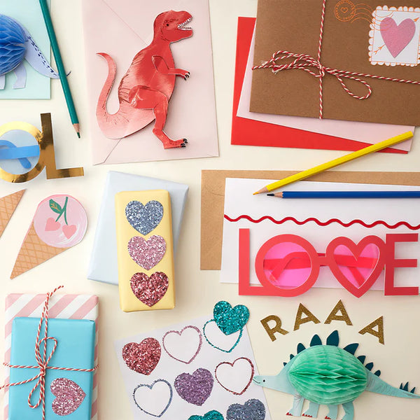 Dinosaur Valentine Cards - Where The Sidewalk Ends Toy Shop