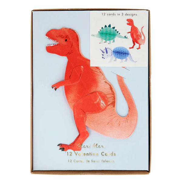 Dinosaur Valentine Cards - Where The Sidewalk Ends Toy Shop
