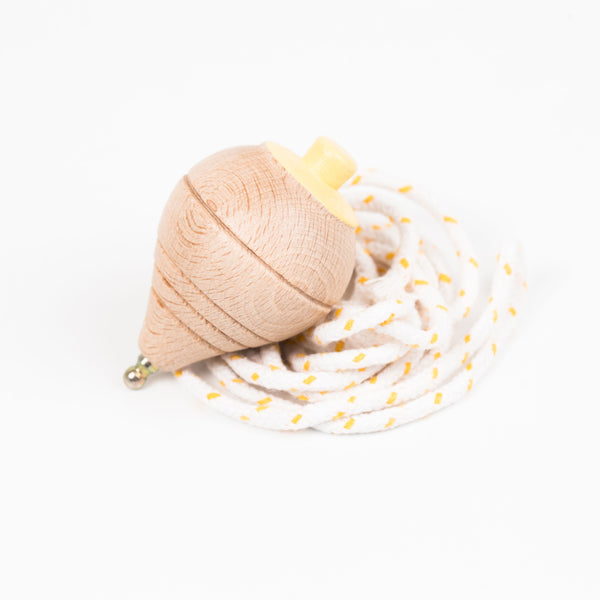 Wooden Top With String - Where The Sidewalk Ends Toy Shop