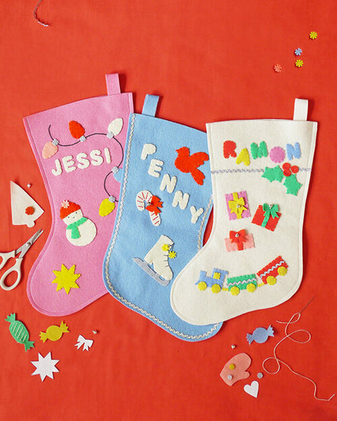 Felt Charm Stocking Kit - Where The Sidewalk Ends Toy Shop