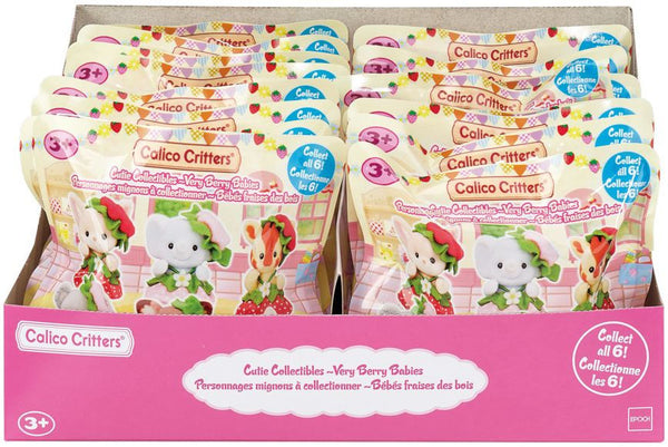 Calico Critters Cutie Collectibles -Very Berry Babies Series by Epoch Everlasting Play - Where The Sidewalk Ends Toy Shop