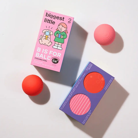 B Is For Ball® - 2-Ball Set in “Beep Beep” Car Toy Box - Where The Sidewalk Ends Toy Shop