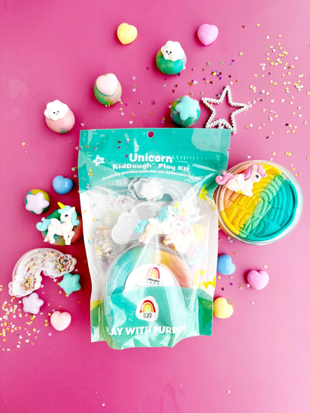 Unicorn Rainbow (Rainbow Sherbet) Kiddough Play Kit