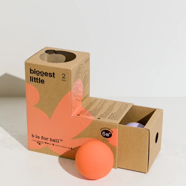 B Is For Ball® - 3-Ball Set_ Montessori-Inspired “L" Box - Where The Sidewalk Ends Toy Shop