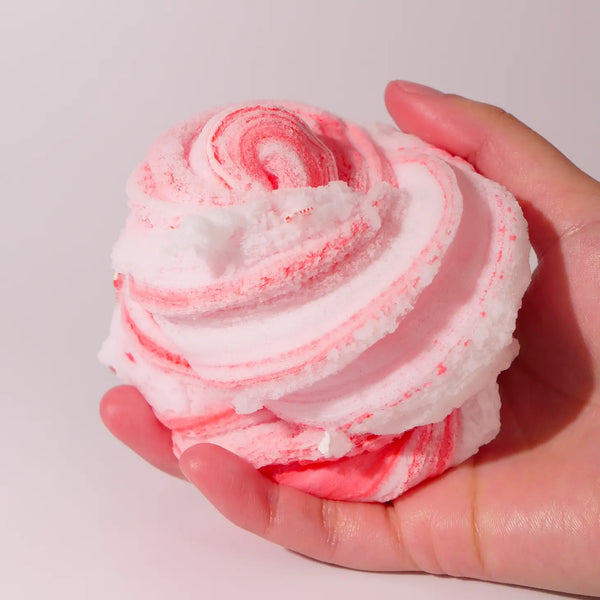 Candy Cane Frappe Slime - Christmas Slime - Where The Sidewalk Ends Toy Shop