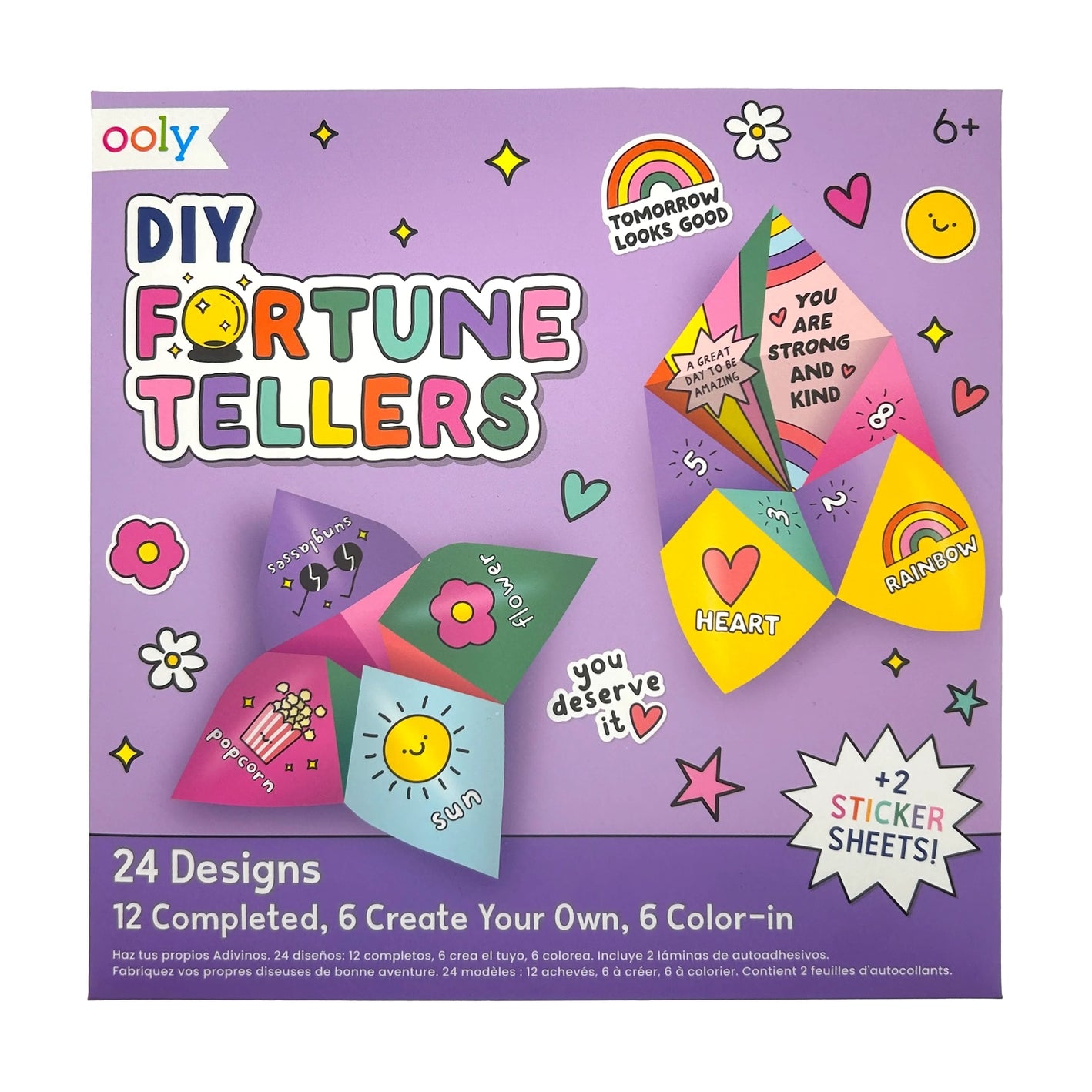 D.I.Y. Fortune Tellers Activity Kit - Set of 24 Designs - Where The Sidewalk Ends Toy Shop