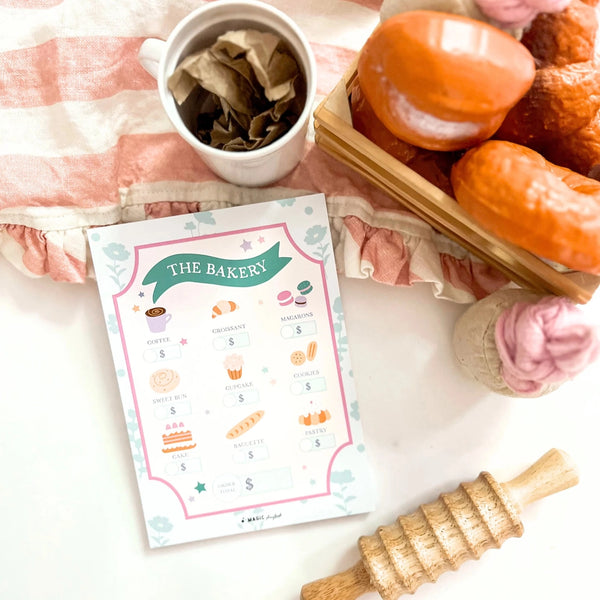 The Bakery Pretend Play Notepad - Where The Sidewalk Ends Toy Shop