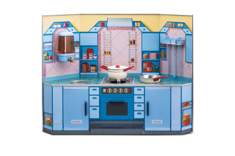 Vintage Stove Kitchen-Corner Lady