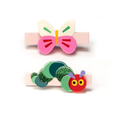 Caterpillar Green Shades & Butterfly Alligator Clips - Where The Sidewalk Ends Toy Shop