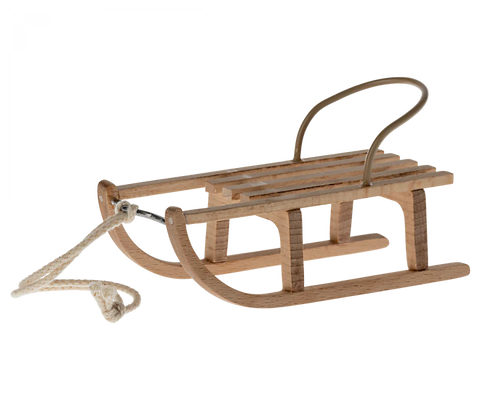 Wooden Sled, Mouse - Where The Sidewalk Ends Toy Shop