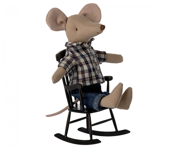 Rocking chair, Mouse - Anthracite - Where The Sidewalk Ends Toy Shop