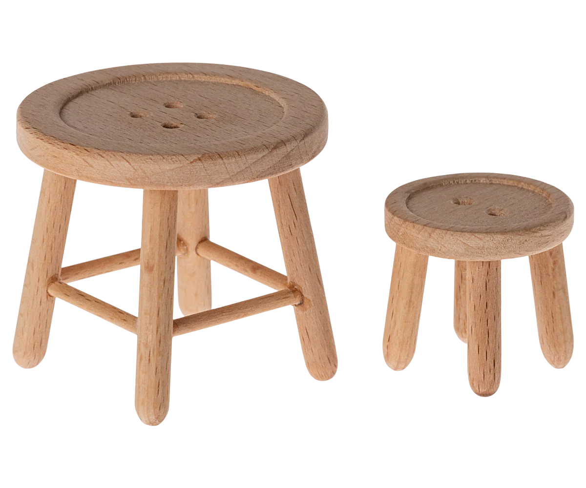 Table and stool set, Mouse