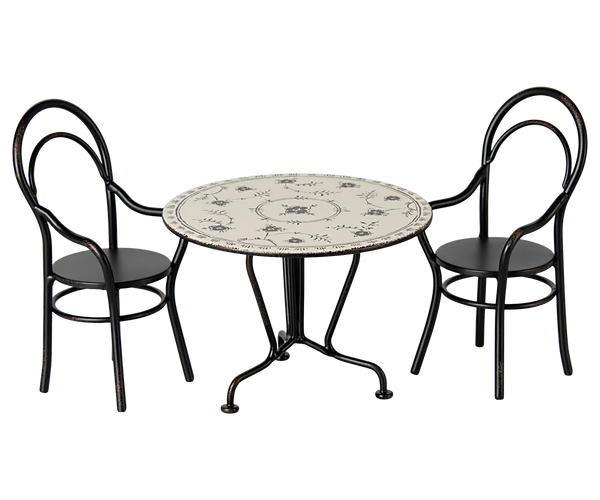Dining table, Set with 2 chairs