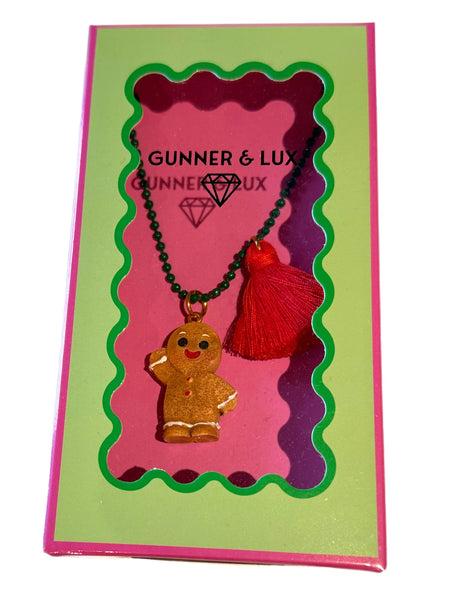 Holiday Gingerbread Necklace