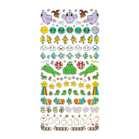 Happy World Mini Stickers — Sticker Sheet (stationery)