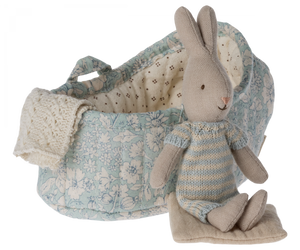 Rabbit in carry cot, Micro - Where The Sidewalk Ends Toy Shop