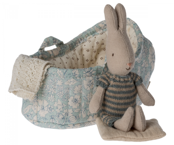 Rabbit in carry cot, Micro - Where The Sidewalk Ends Toy Shop