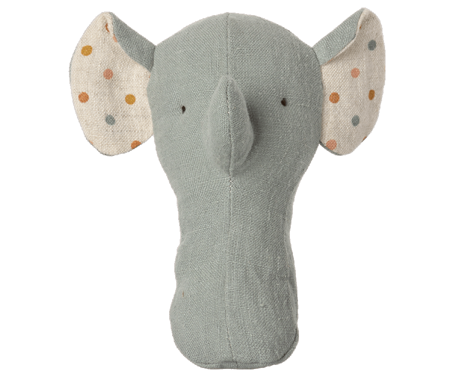 Lullaby Friends Elephant Rattle - Where The Sidewalk Ends Toy Shop