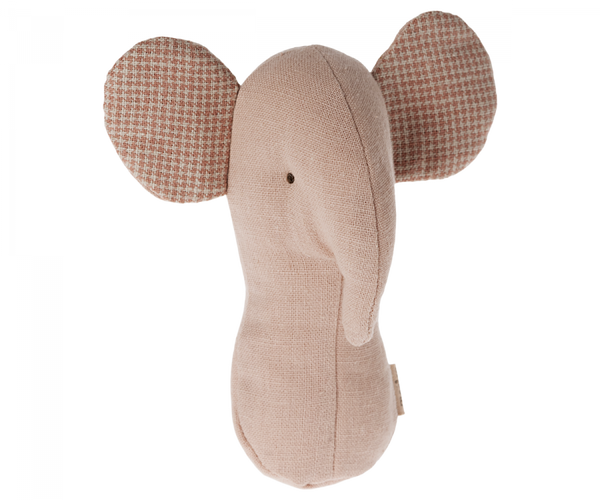 Lullaby friends, Elephant rattle - Rose - Where The Sidewalk Ends Toy Shop