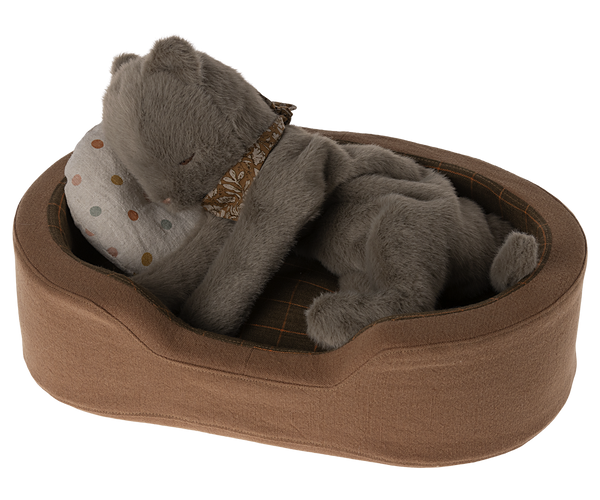 Plush Kitten, Medium - Earth Grey - Where The Sidewalk Ends Toy Shop