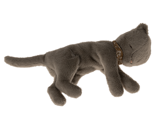 Plush Kitten, Medium - Earth Grey - Where The Sidewalk Ends Toy Shop