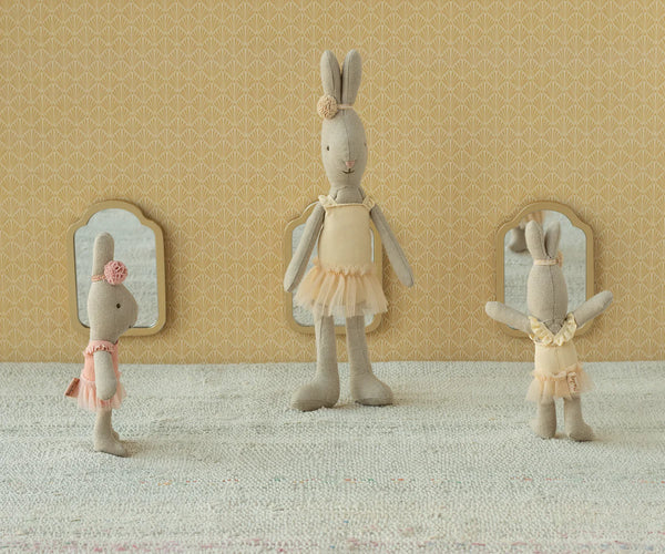 Rabbit, Size 1 - Classic - Ballet suit and skirt cream - Where The Sidewalk Ends Toy Shop