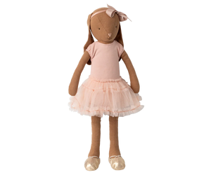 Bunny, Size 3 - Chocolate brown - Ballet suit and skirt rose - Where The Sidewalk Ends Toy Shop