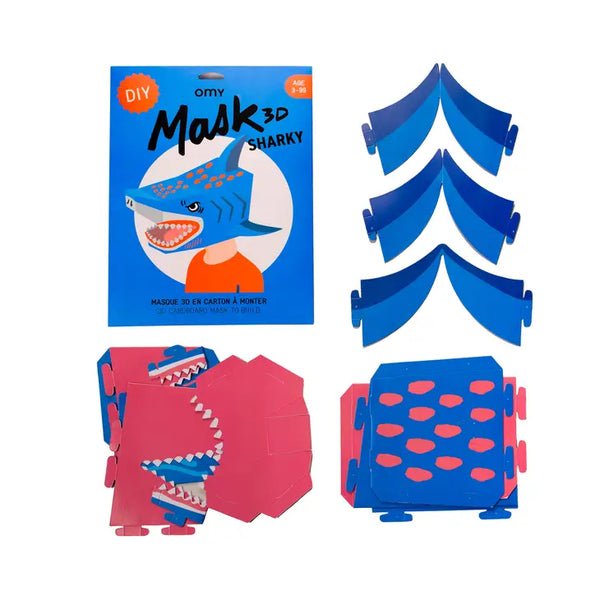 3D Shark Mask - Where The Sidewalk Ends Toy Shop