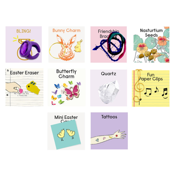 10 Little Surprizes™ Assortment Bag - Happy Easter / Spring - Where The Sidewalk Ends Toy Shop