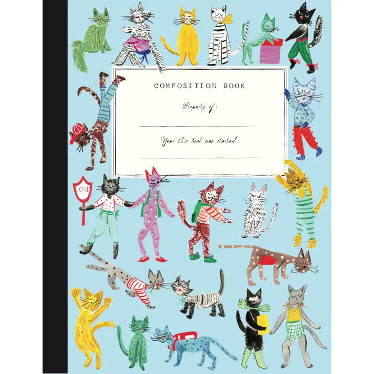 Kitty Cats Composition Book - Where The Sidewalk Ends Toy Shop