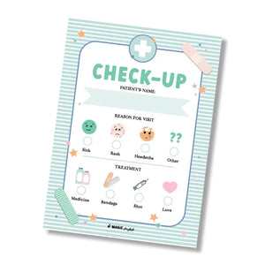 Check-Up Notepad - Where The Sidewalk Ends Toy Shop
