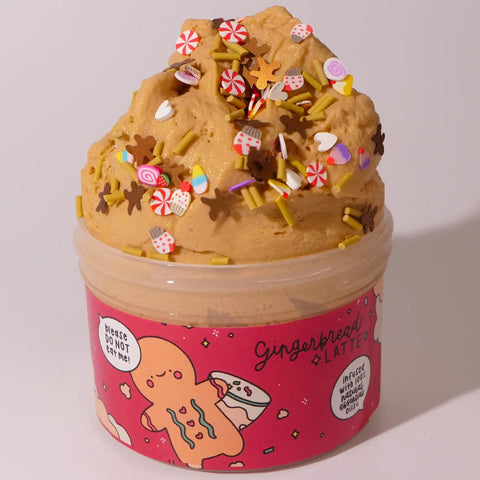 Gingerbread Latte Slime - Christmas Slime - Where The Sidewalk Ends Toy Shop