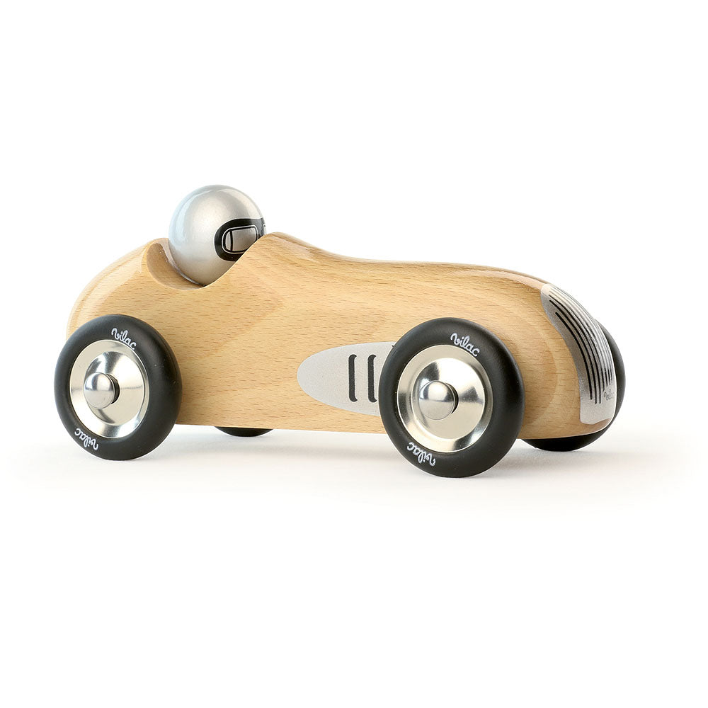 Natural wood old sport car - Where The Sidewalk Ends Toy Shop