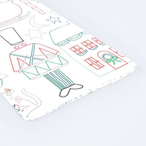 Christmas Colour In Activity Tablecloth - Where The Sidewalk Ends Toy Shop