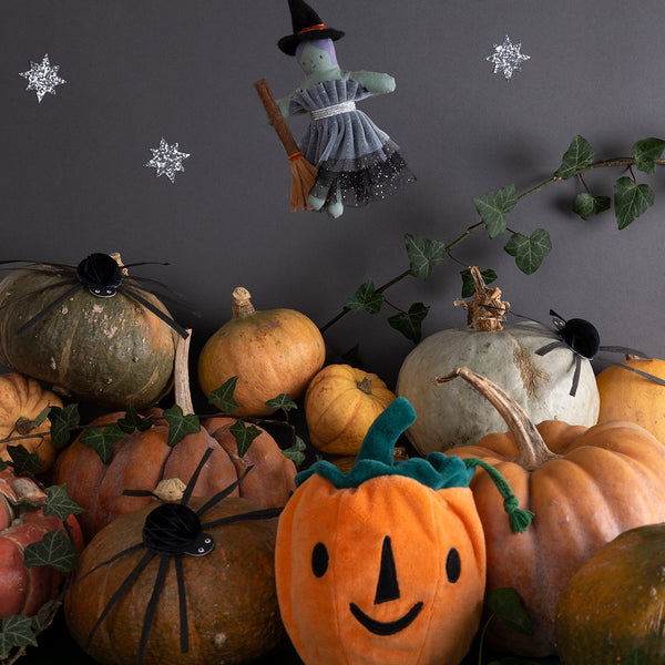Pumpkin Witch Mini Doll - Where The Sidewalk Ends Toy Shop