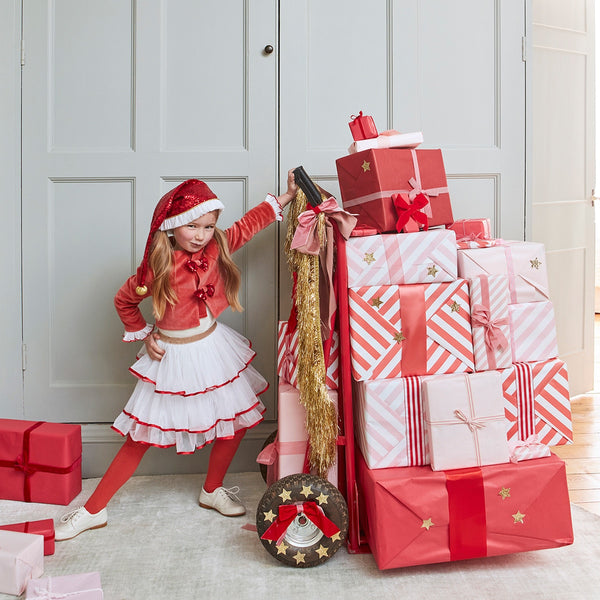 Santa's Little Helper Costume Age 5-6 - Where The Sidewalk Ends Toy Shop