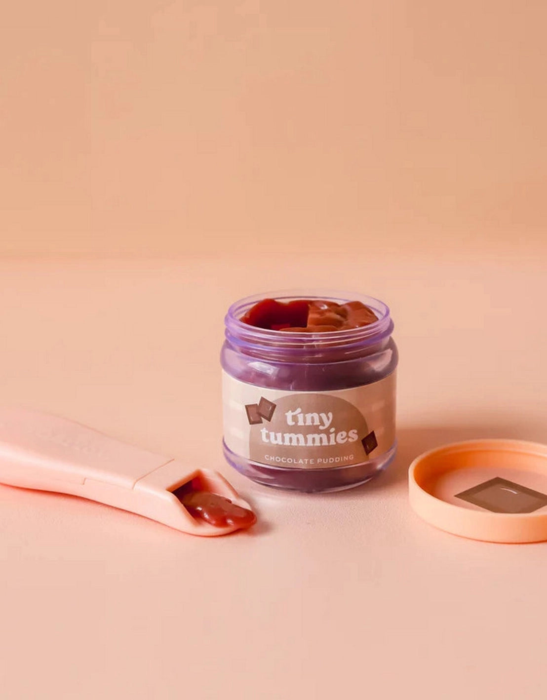 Tiny Tummies - Chocolate Pudding - Jar and Spoon - Where The Sidewalk Ends Toy Shop