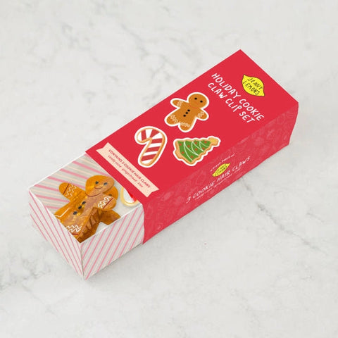 Limited Edition Holiday Cookie Hair Claw Clip Gift Set