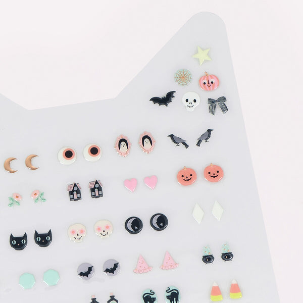 Halloween Stick On Earrings